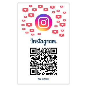 NFC Instagram Tap Card - Tap to Open Your Instagram Profile